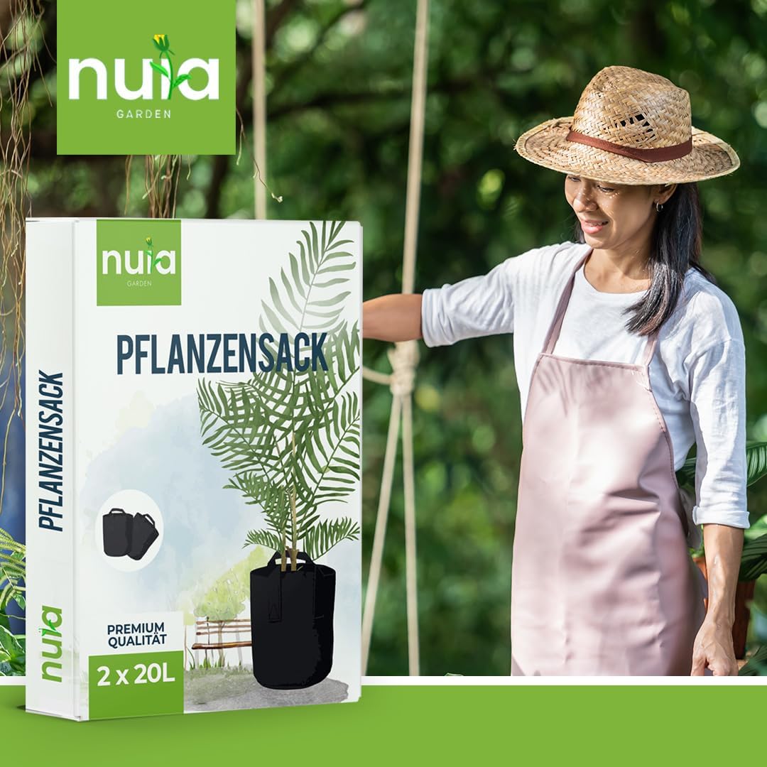 NUIA Pflanzensack Set 2 x 20L