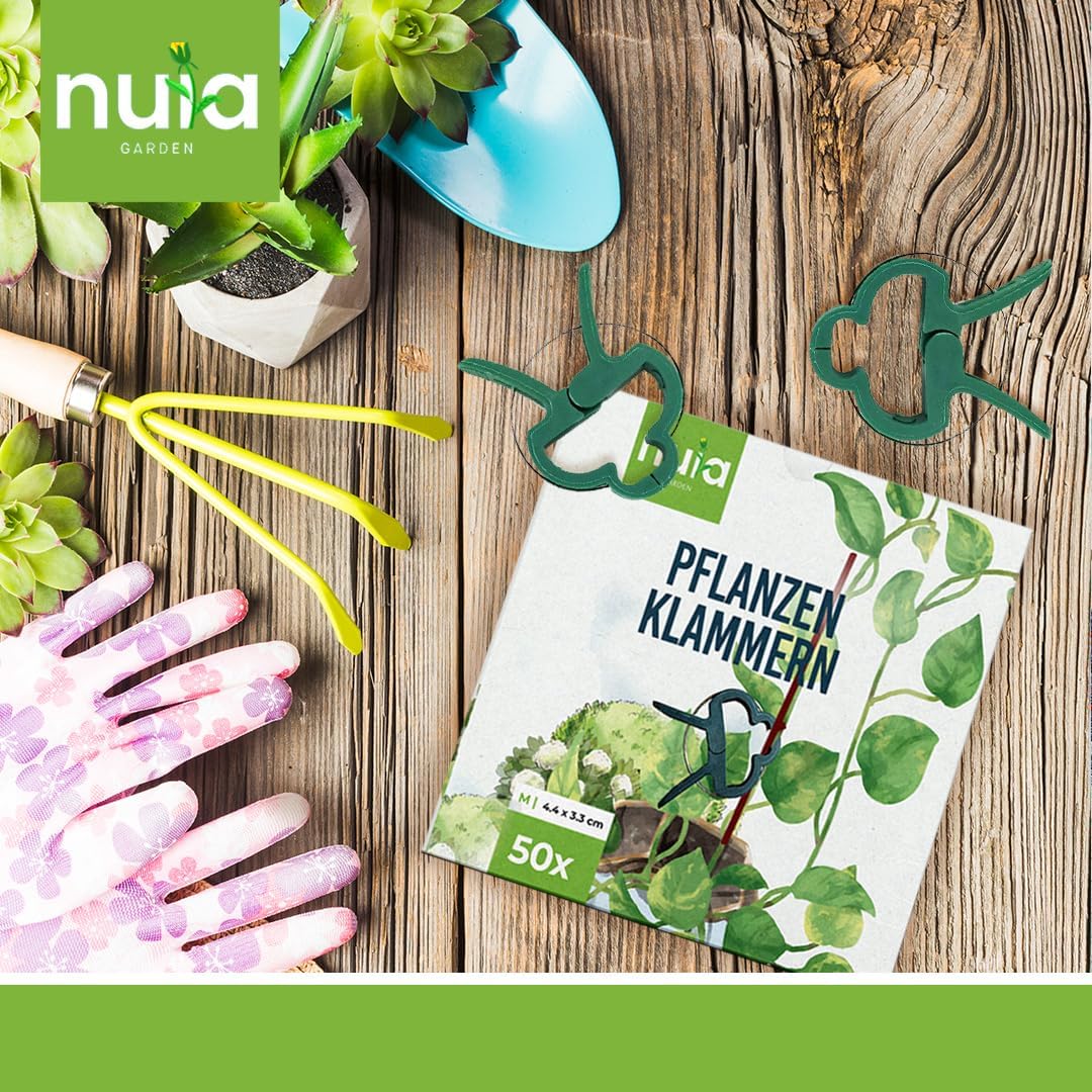 NUIA 50 x Pflanzenklammern M